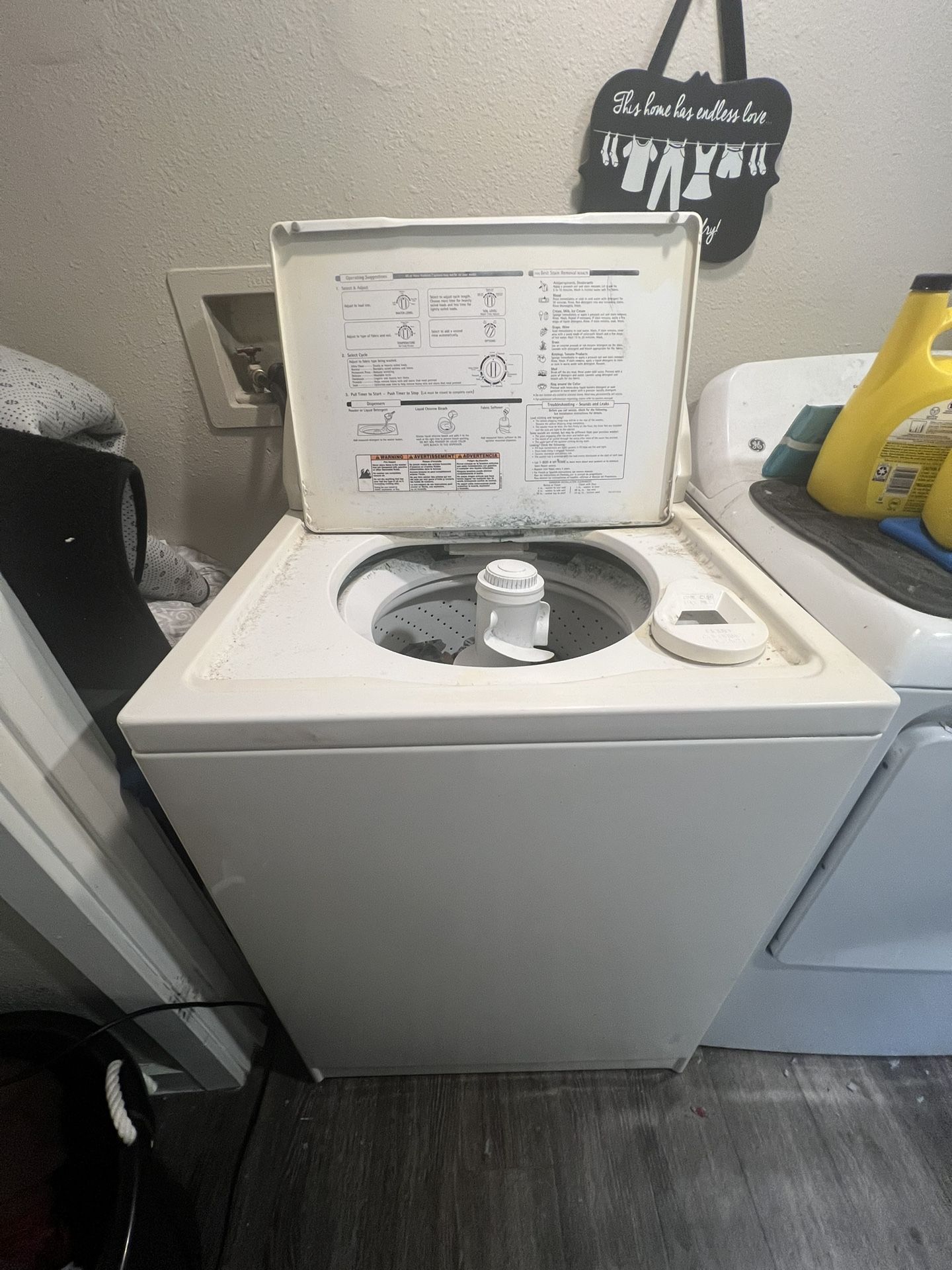 🌀🔥 Working Washer & Dryer Set – Minor Repairs Needed – For Sale in OKC 🔧💸