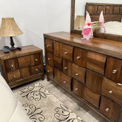 Natural Wood Bedroom 