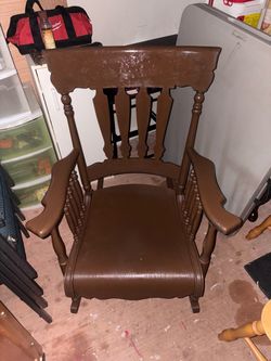 Vintage Wood Rocking Chair