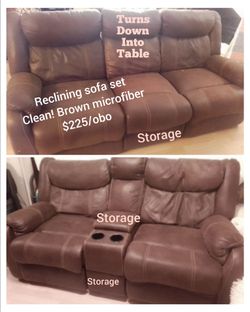 Reclining Sofa/Loveseat Set