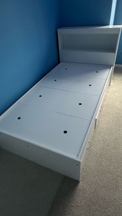 White bed