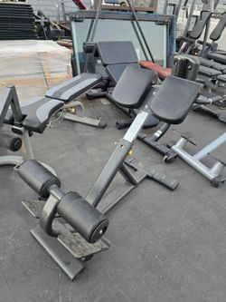 Ete hyper extension bench workout fitness gym equipment