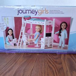 18¨ Doll Journey Girls New Toys R Us Wooden Bedroom Set  (2 Available )