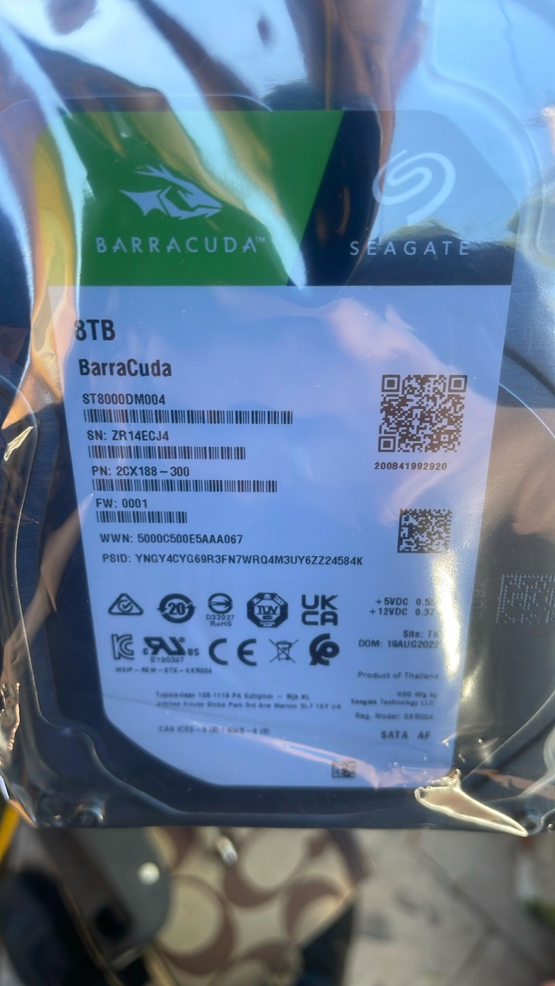Barracuda Sata Disk Drive 8tb