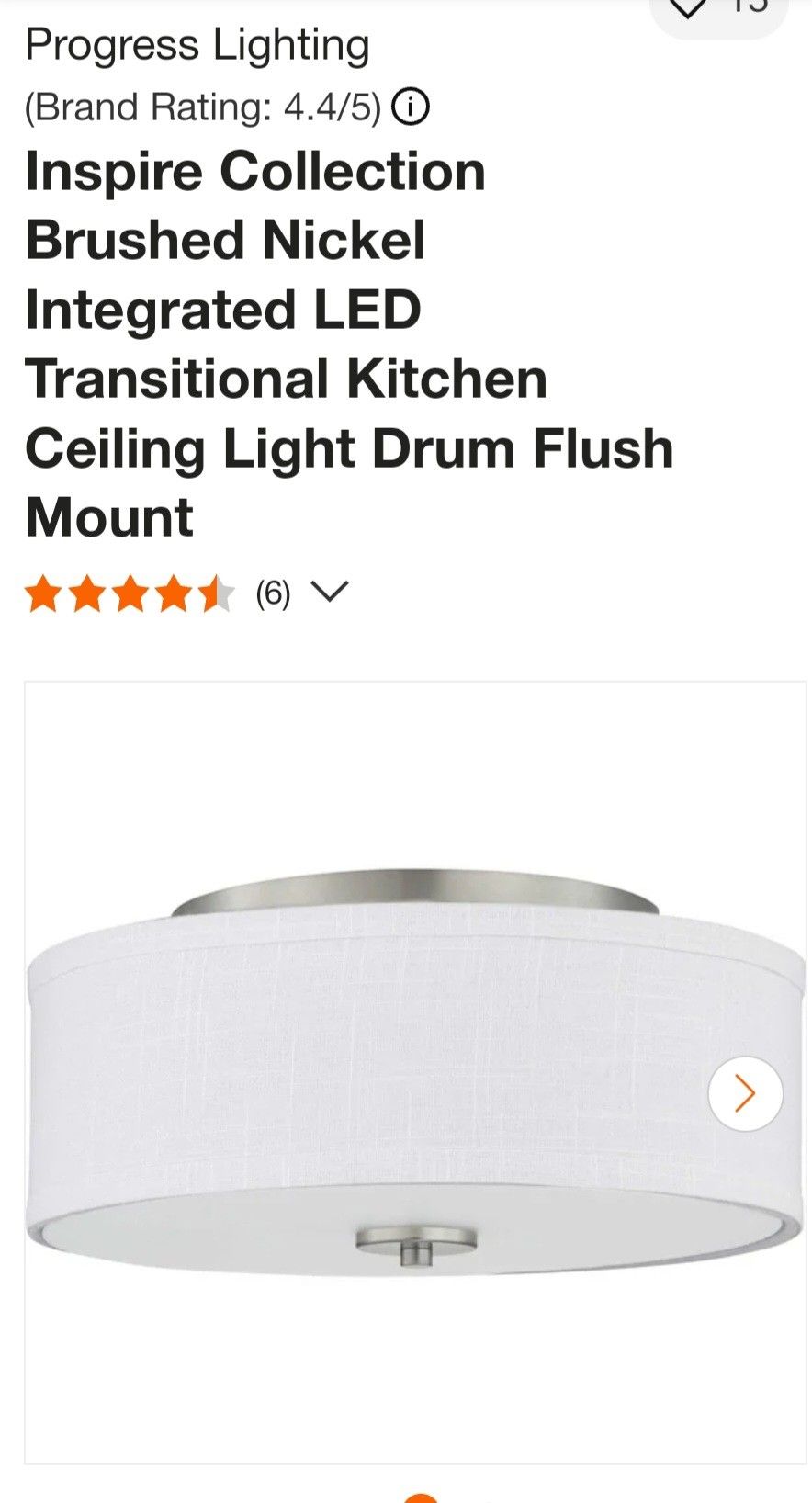 Ceiling light fixture