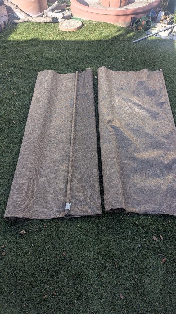 Coolaroo outdoor roller shade 72" w x 92"L