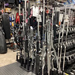New And Used Gym Equipment (Straight Bars, Curl Bars, Hex Bars, & More) Read Description 