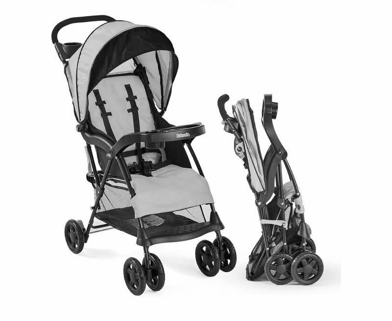 Kolcraft Cloud Plus Lightweight Umbrella Stroller for Toddlers with Reclining Seat
