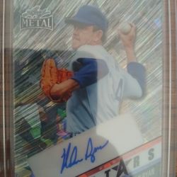 2024 Leaf Metal Nolan Ryan Numbered 2/3 Autograph Card Very Rare Card 