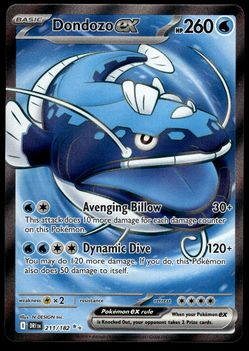 Dondozo ex #211 Pokemon Destined Rivals