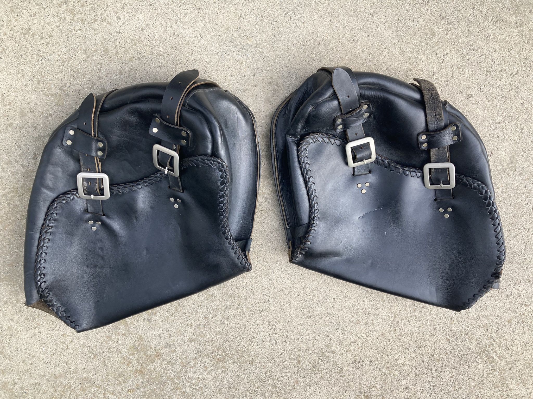 Harley Leather Saddle Bags