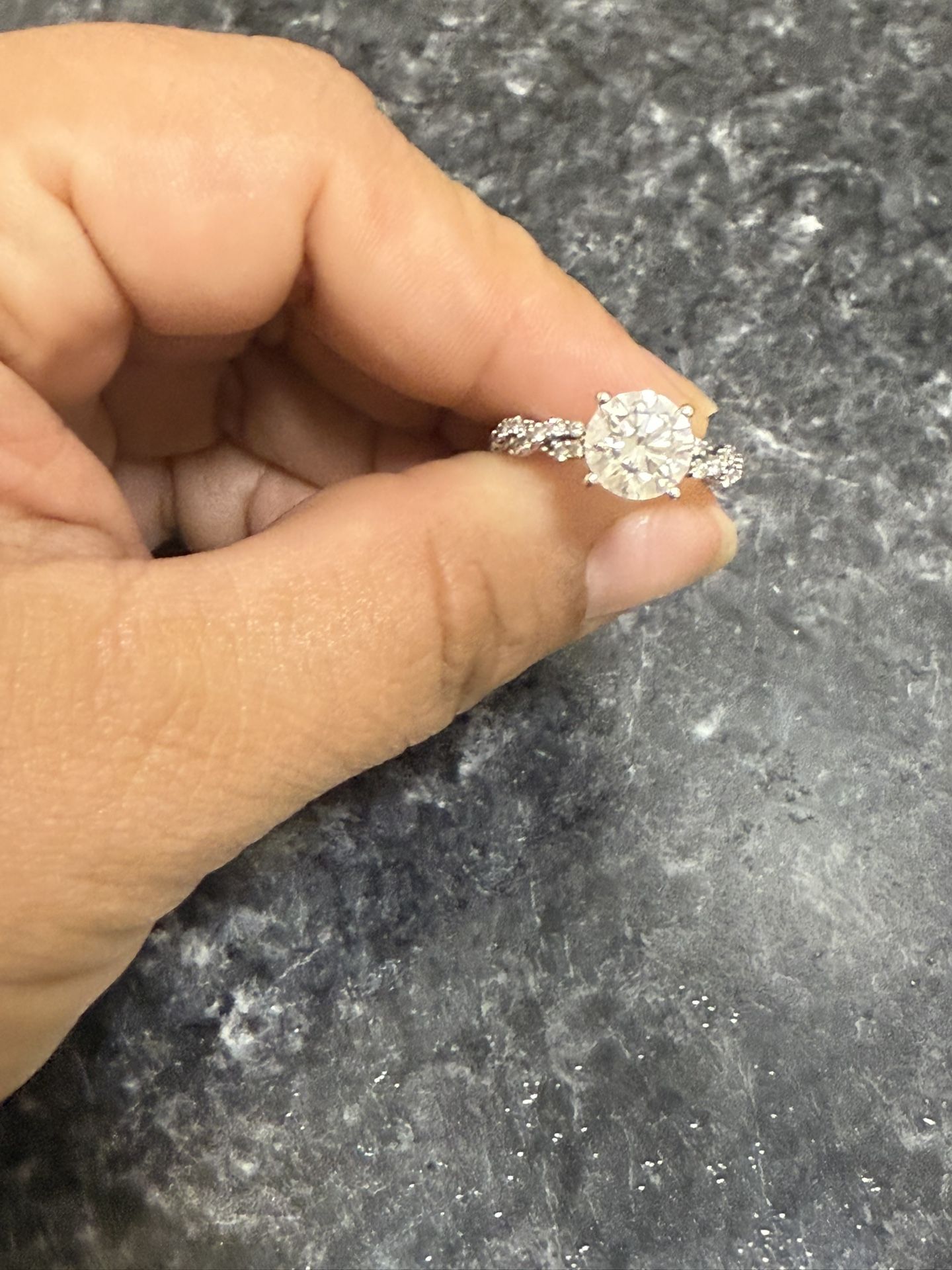 2.75c White Gold Engagement Ring 