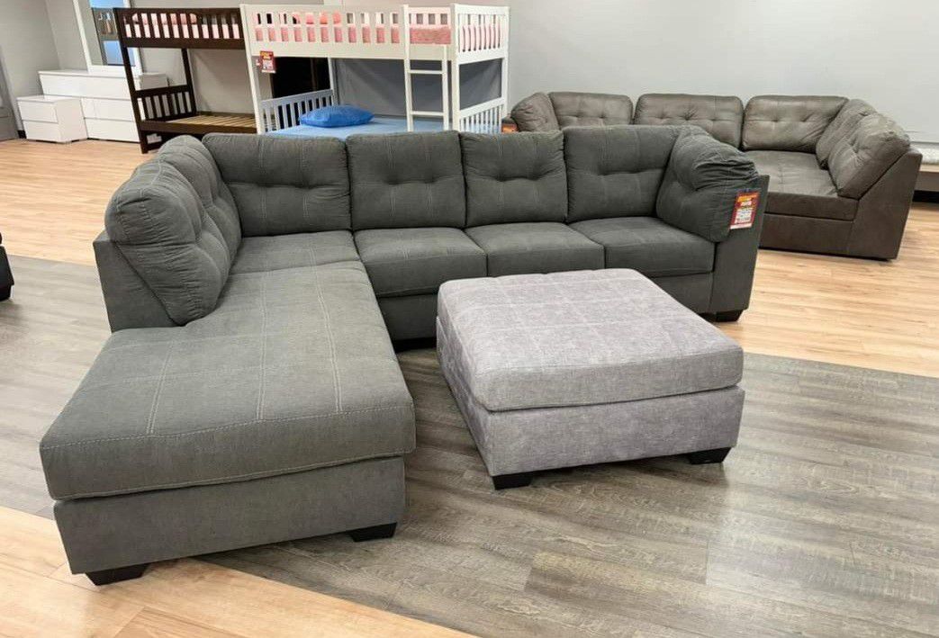 New/Gray Sectional,seccional,couch,Delivery Available, Ask For A Discount Code
