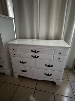 White dresser