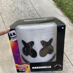 Marshmallow multicolor light up helmet