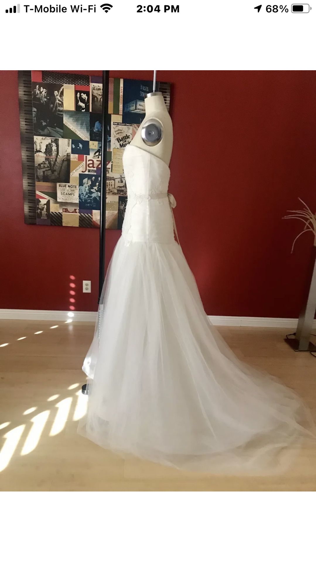 Wedding Dress, Strapless By Amy Kuschel.