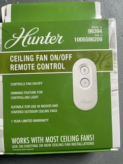 Hunters, Ceiling Fan Remote Control