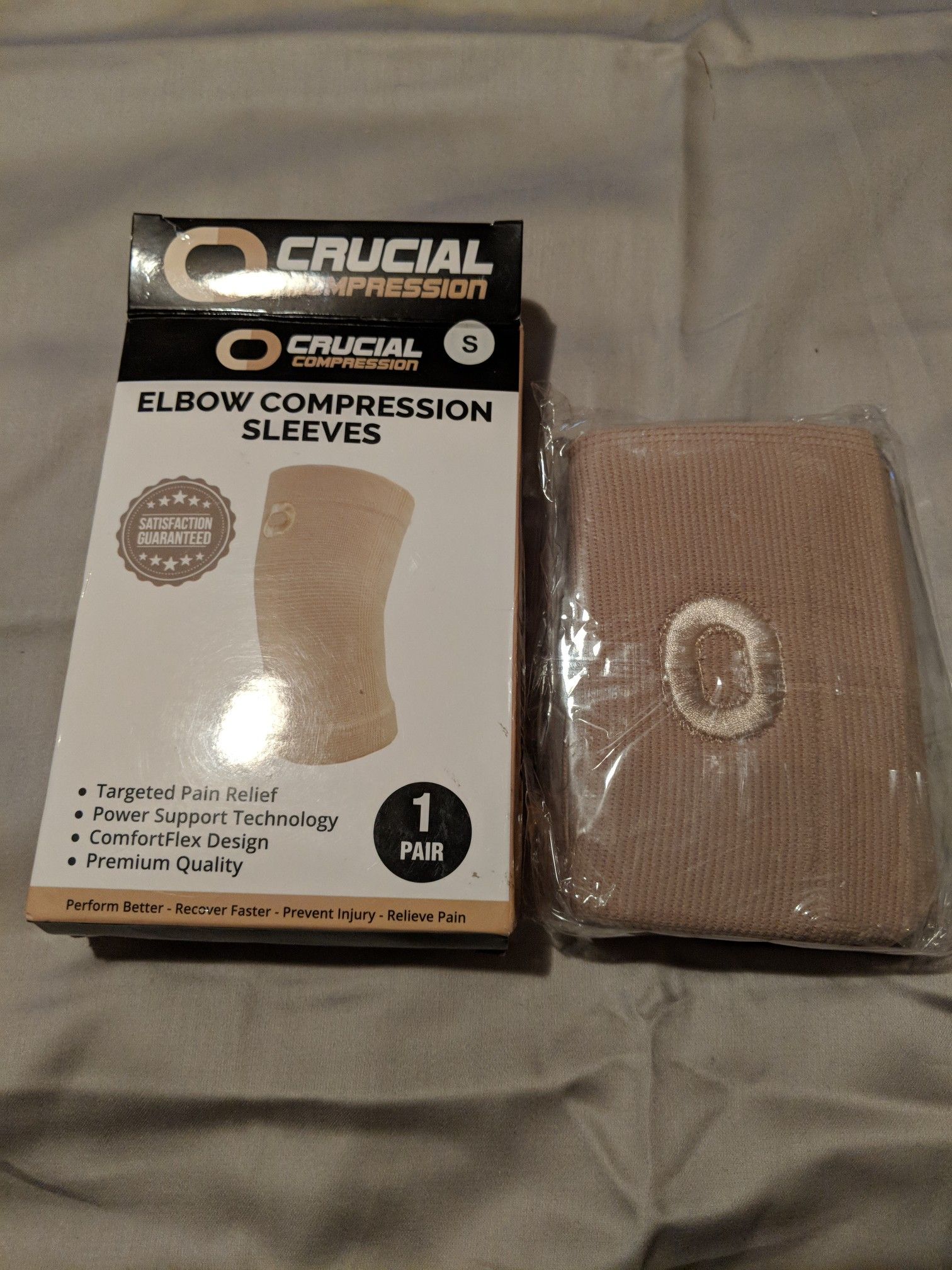 Elbow Compression Sleeves Small 1 Pair