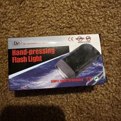 Hand Pressing LED Flashlight 