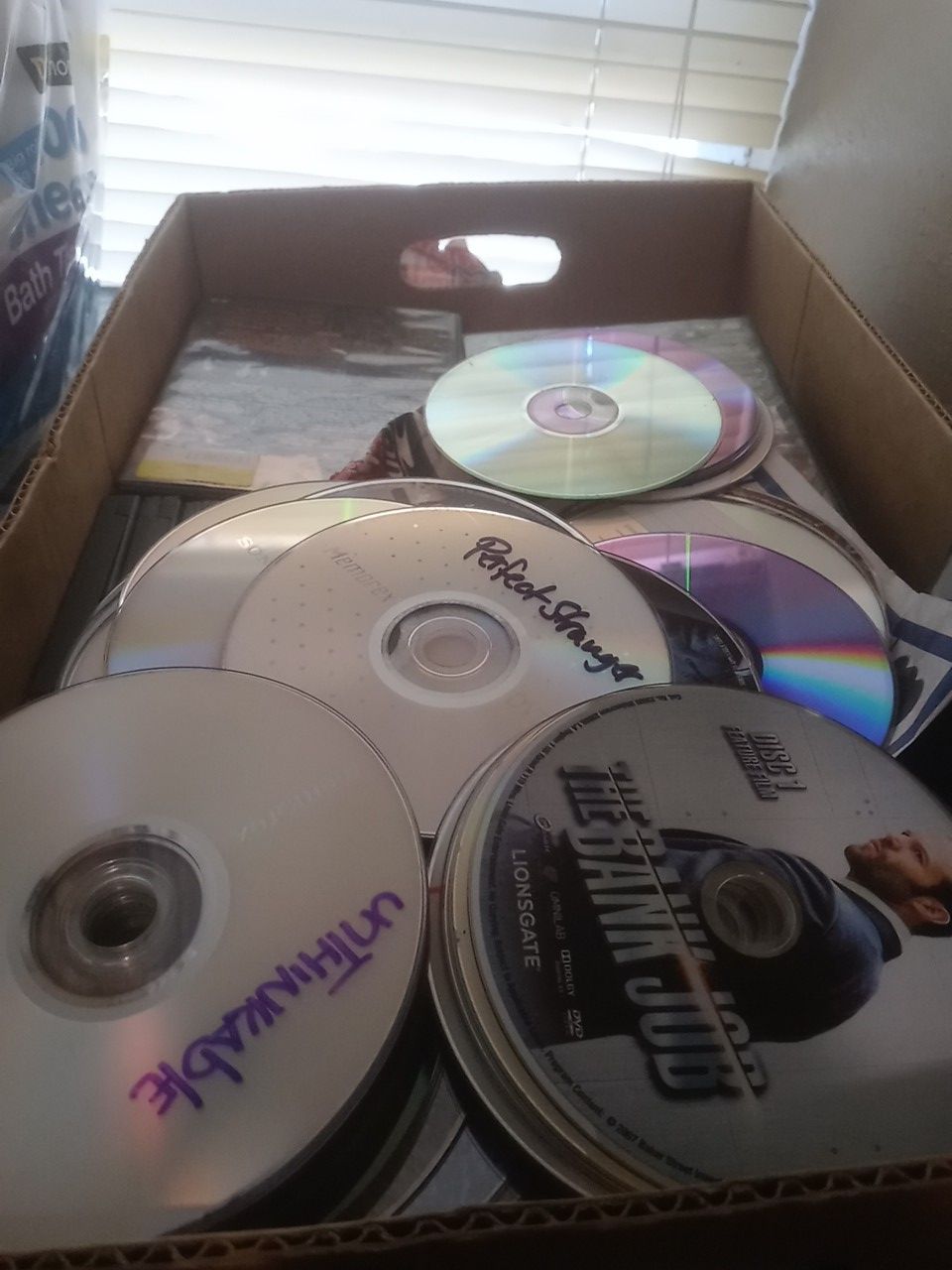 Box of DvDs