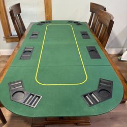 Foldable Poker Table