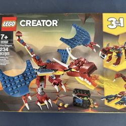 New Lego Creator Fire Dragon