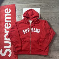 Supreme Red Zip Up