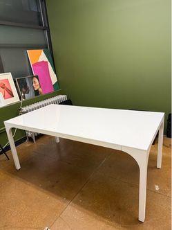 MOVING SALE: Large Modern White Gloss Conference / Dining Table