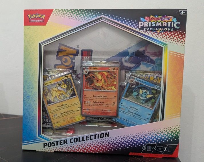 Pokemon TCG Prismatic Evolutions Poster Collection
