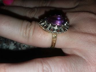 14 k gold large ring