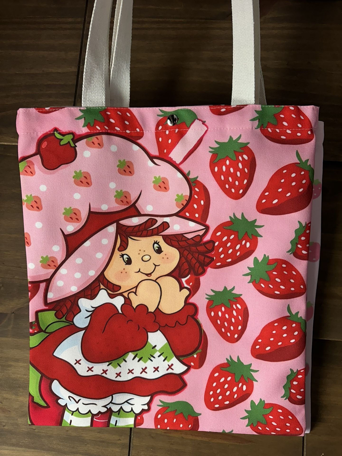 Strawberry shortcake tote bags π
