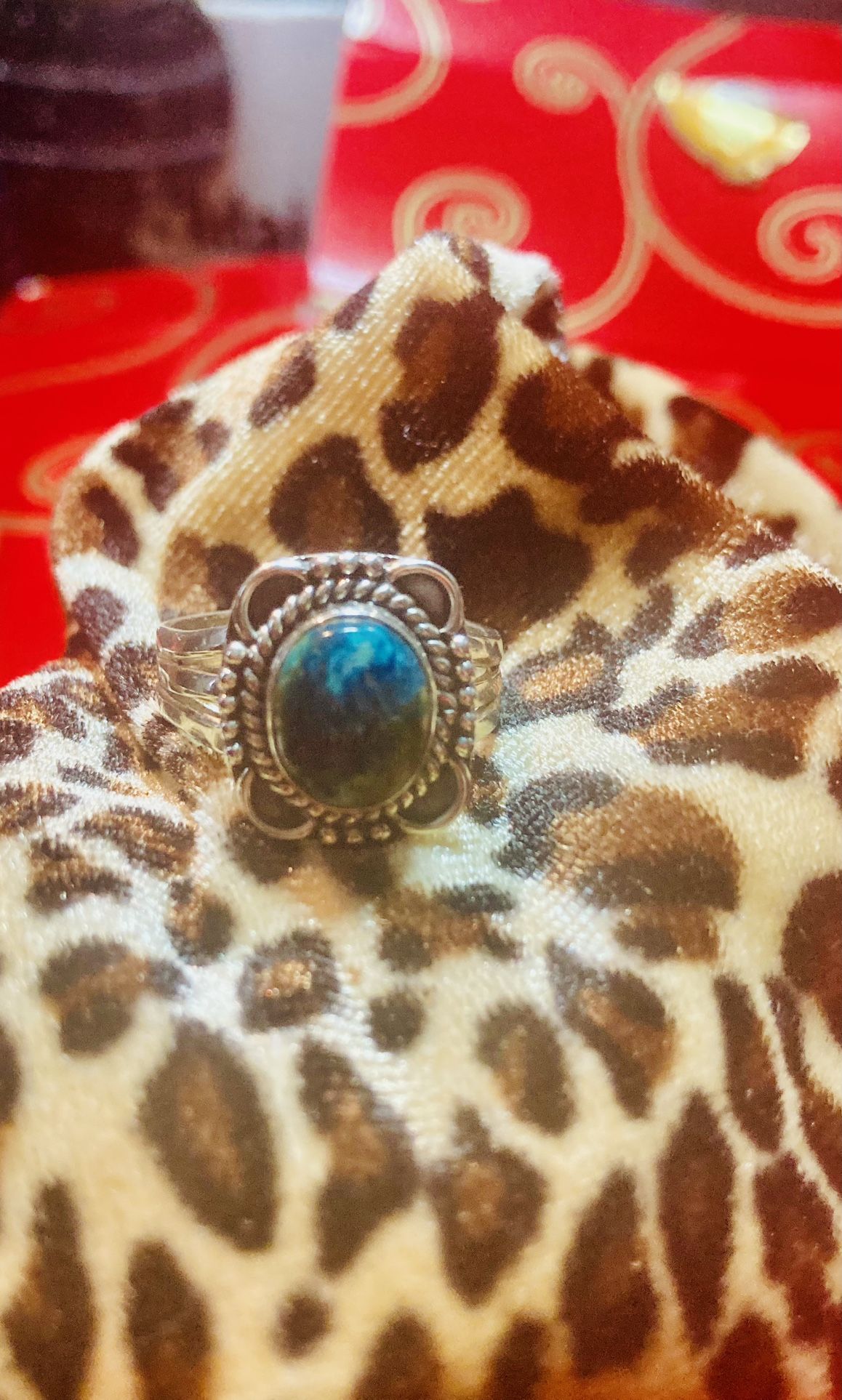 GORGEOUS Turquoise SS Ring