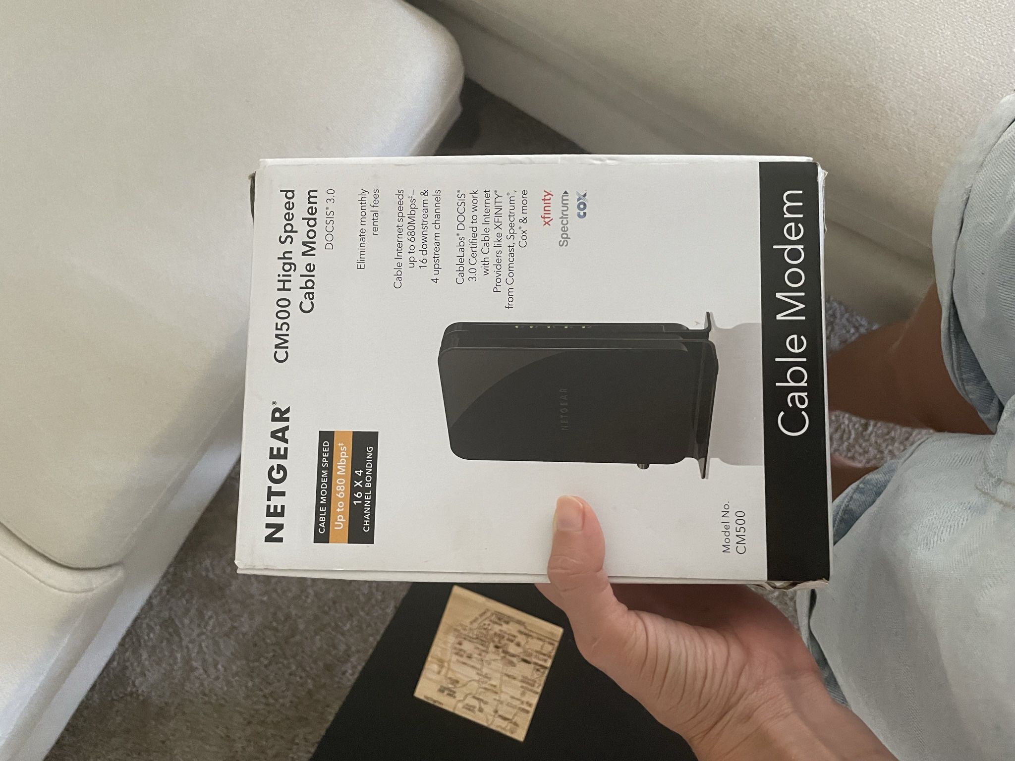 Cable Modem And Router 