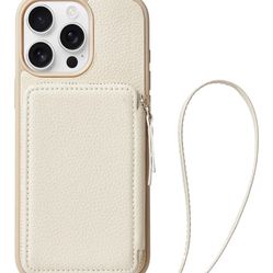 iPhone 14 Pro Wallet Case with Card Holder