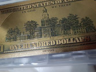 24kt Gold 💲1️⃣0️⃣0️⃣ Dollar Bill💵