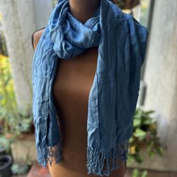 Jones New York Blue Scarf
