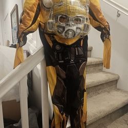 Transformers Bumblebee Costume Kids Halloween Size 8-10