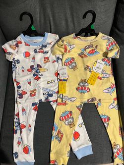 5T Kids Pajama Sets with Tags – 2 Pack