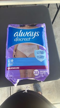 Always discreet underwear size L