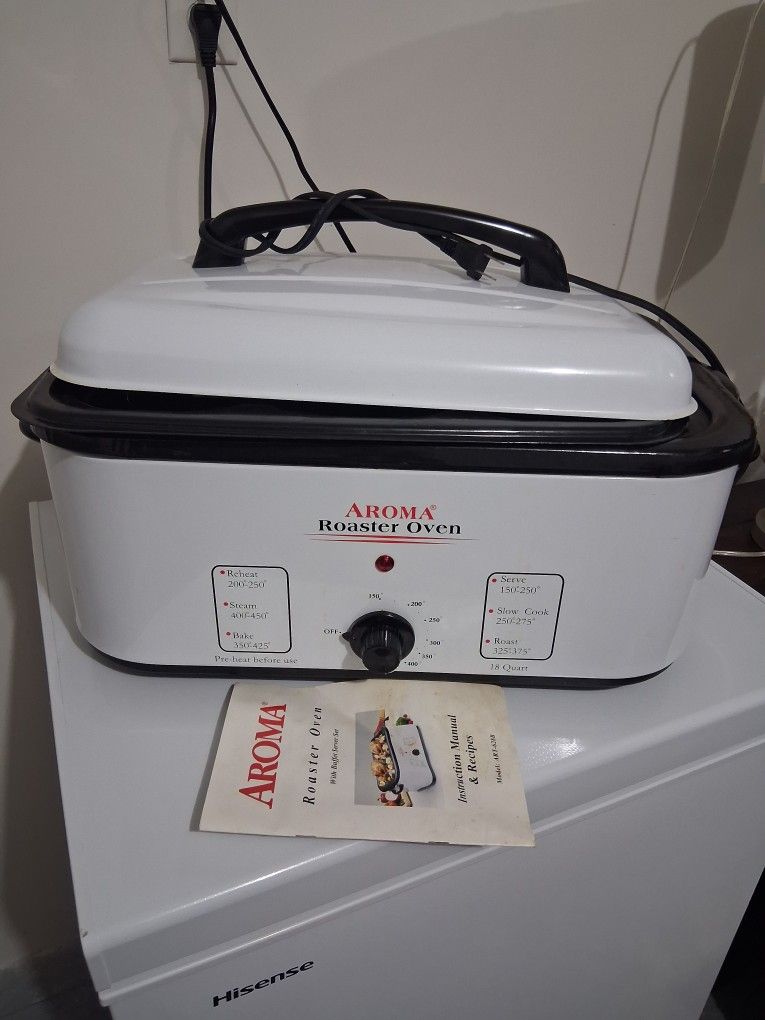 Aroma Roaster Oven With Buffet Attachments