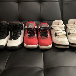 3 Nike Air Jordans (4 1/2 Boys : 6 1/2 Women )