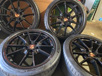 20" Porsche Cayman Boxster S Black Wheels Rims Tires OEM
