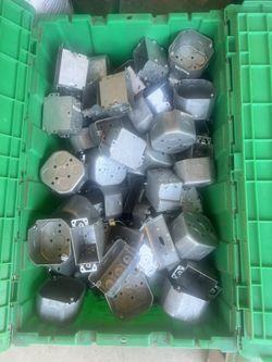 Large Bin Of Electrical Boxes
