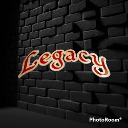 Handmade Legacy Metal Sign 