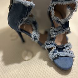 Blue Heels Size 7