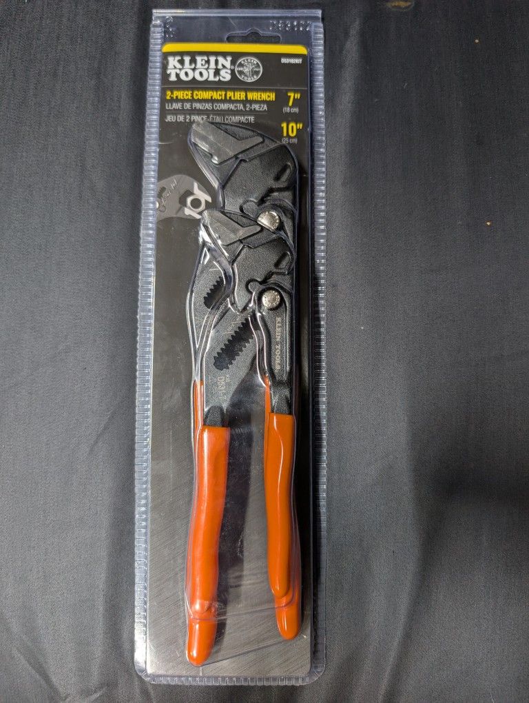 Klein Tools 2-piece Compact Pliers Wrench