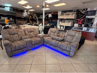 2pc LED sofa set