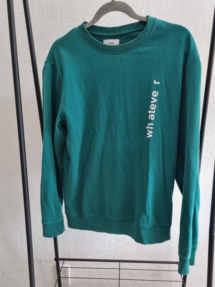 Men Greenish Sweater (M)