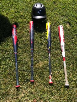 Bats and helmet