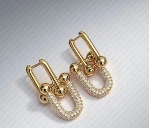 Gold plated earrings